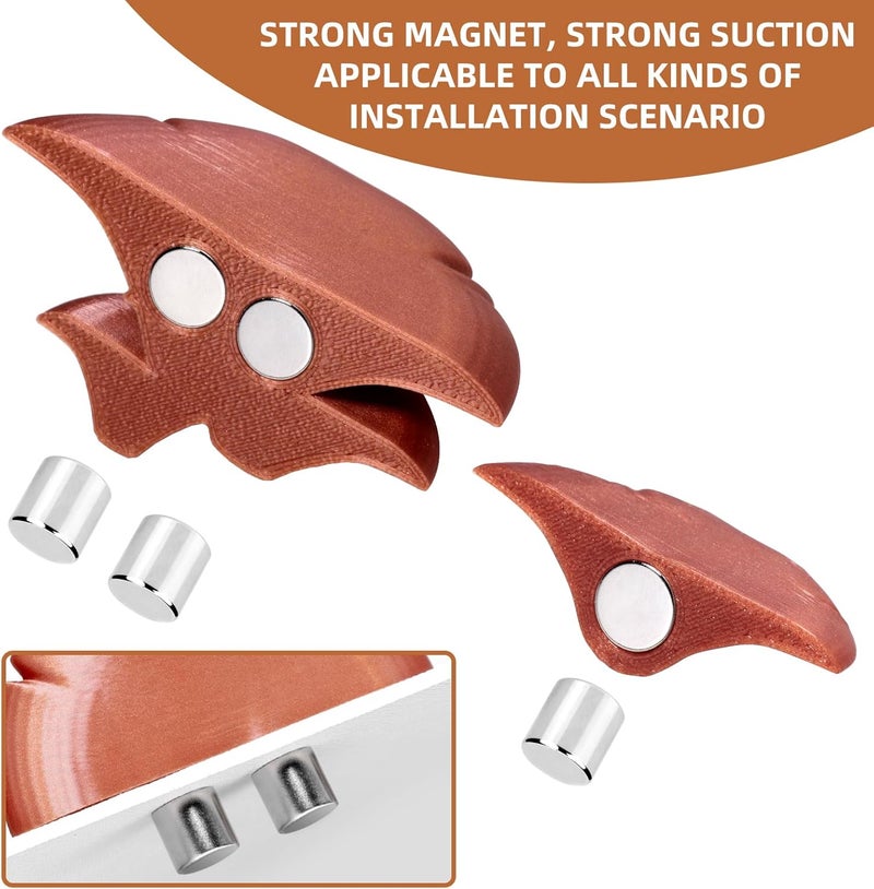 Cynailli Jumping Spider Hide Habitat Accessories, Brown Jumping Spider Enclosure Mushroom Shelf Magnetically Concealed, Jumping Spider Web with Magnets, Jumping Spider Enclosure Climbing and Feeding Platforms - Image 3